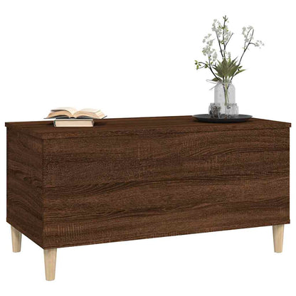 Tavolino Salotto Rovere Marrone 90x44,5x45 cm Legno Multistrato | homemem39