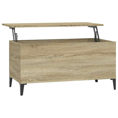 Tavolino Salotto Rovere Sonoma 90x44,5x45 cm Legno Multistrato | homemem39