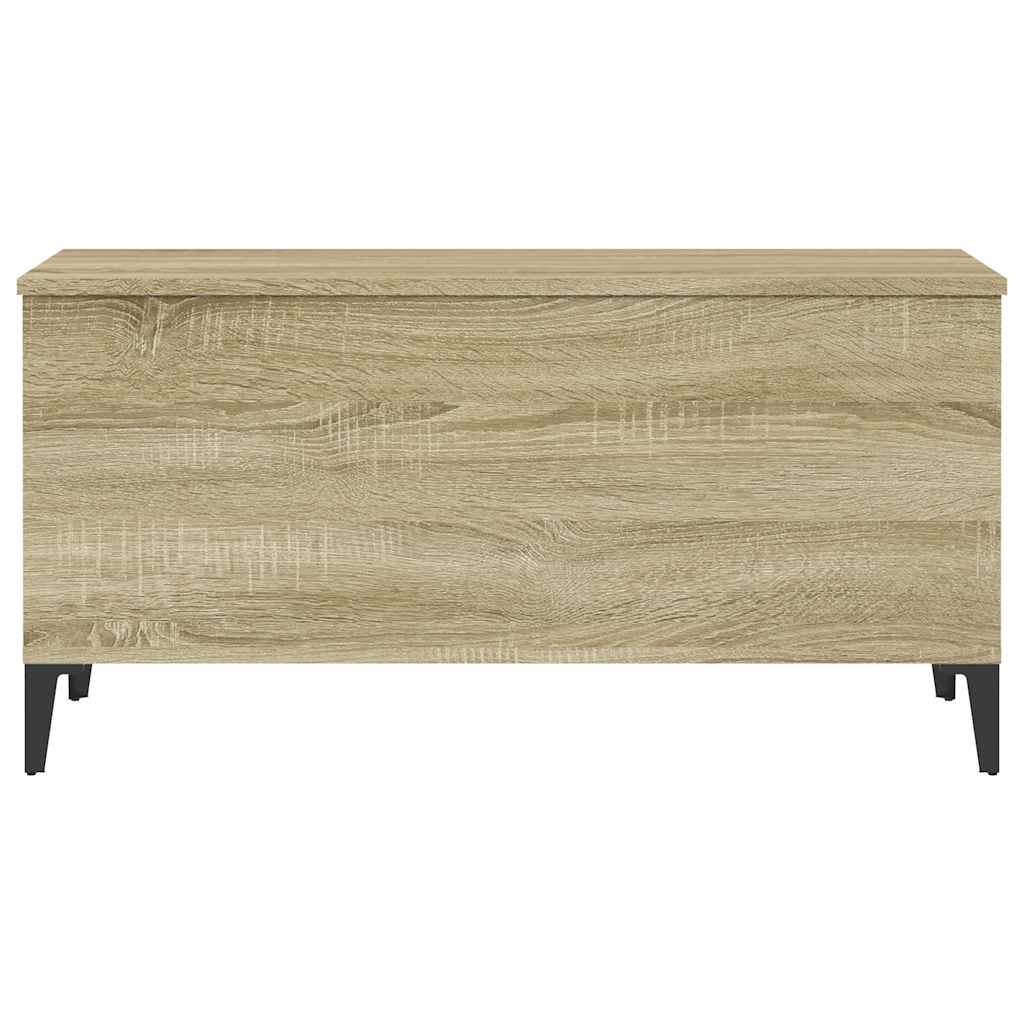 Tavolino Salotto Rovere Sonoma 90x44,5x45 cm Legno Multistrato | homemem39