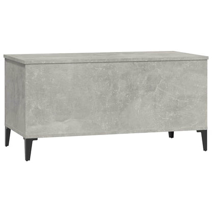 Tavolino Salotto Grigio Cemento 90x44,5x45 cm Legno Multistrato | homemem39