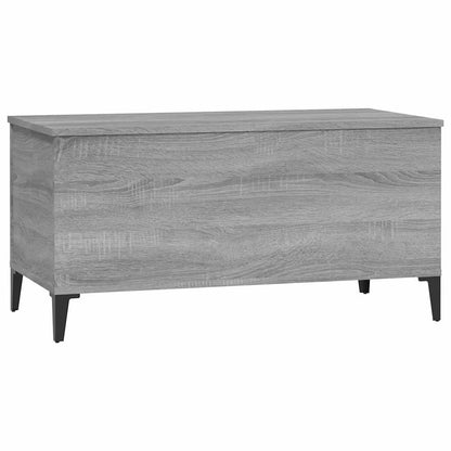 Tavolino Salotto Grigio Sonoma 90x44,5x45 cm Legno Multistrato