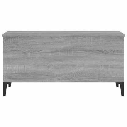Tavolino Salotto Grigio Sonoma 90x44,5x45 cm Legno Multistrato