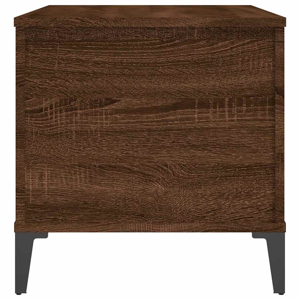 Tavolino Salotto Rovere Marrone 90x44,5x45 cm Legno Multistrato | homemem39