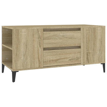 Mobile Porta TV Rovere Sonoma 102x44,5x50 cm Legno Multistrato - homemem39
