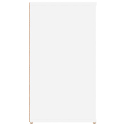 Credenza Bianca 100x33x59,5 cm in Legno Multistrato - homemem39