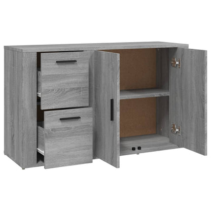 Credenza Grigio Sonoma 100x33x59,5 cm in Legno Multistrato - homemem39