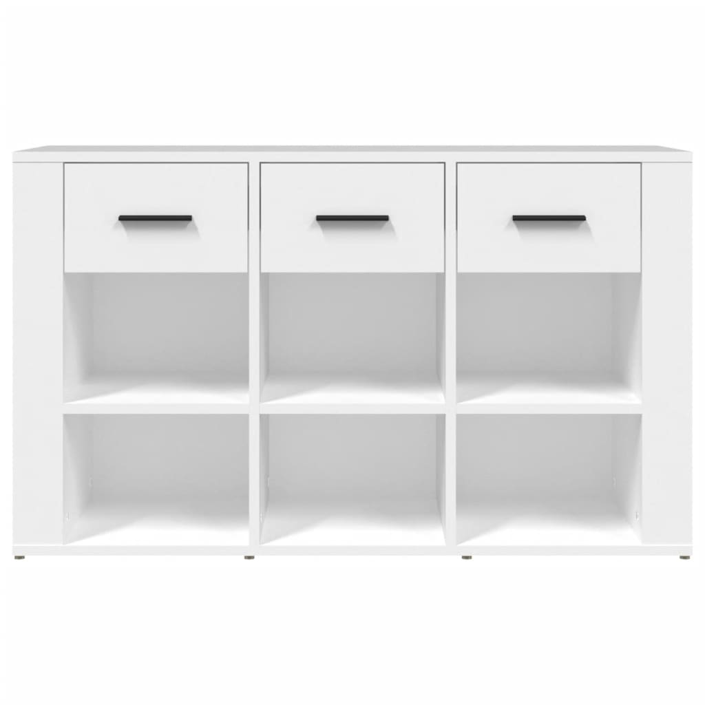 Credenza Bianca 100x30x59,5 cm in Legno Multistrato - homemem39