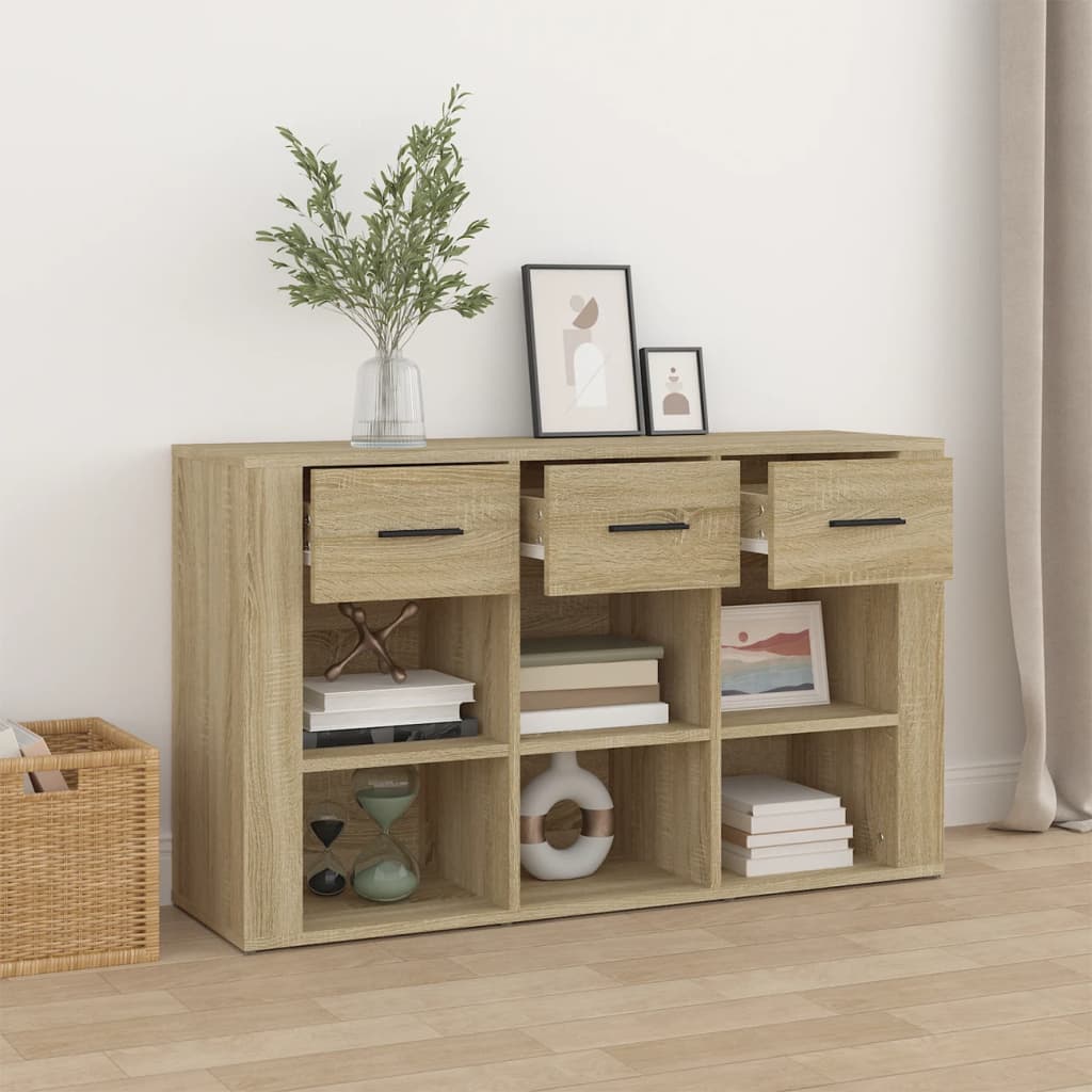 Credenza Rovere Sonoma 100x30x59,5 cm in Legno Multistrato - homemem39