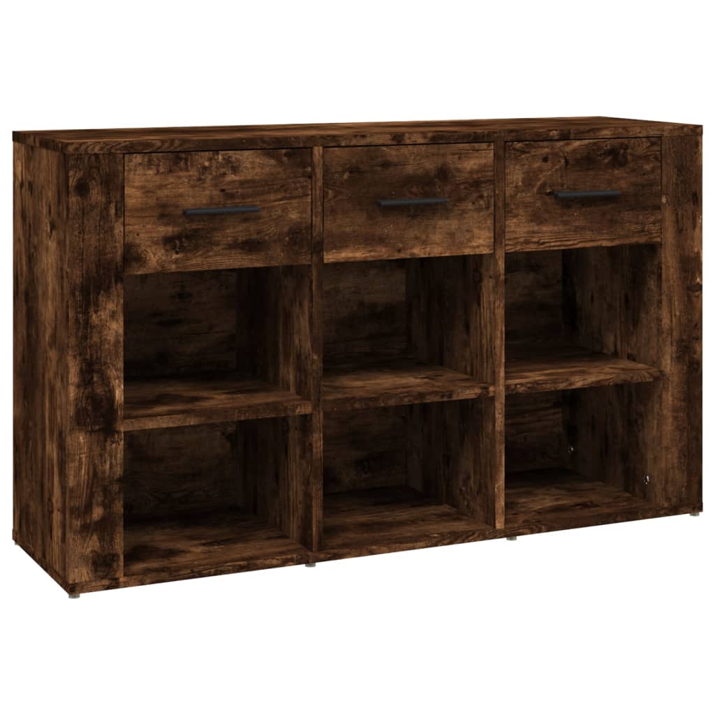 Credenza Rovere Fumo 100x30x59,5 cm in Legno Multistrato - homemem39