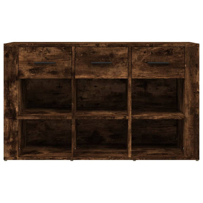 Credenza Rovere Fumo 100x30x59,5 cm in Legno Multistrato - homemem39