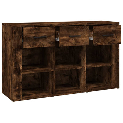 Credenza Rovere Fumo 100x30x59,5 cm in Legno Multistrato - homemem39