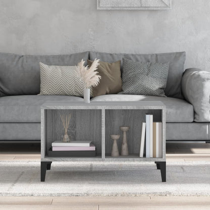 Tavolino da Salotto grigio sonoma 60x50x36,5 cm in Multistrato | homemem39