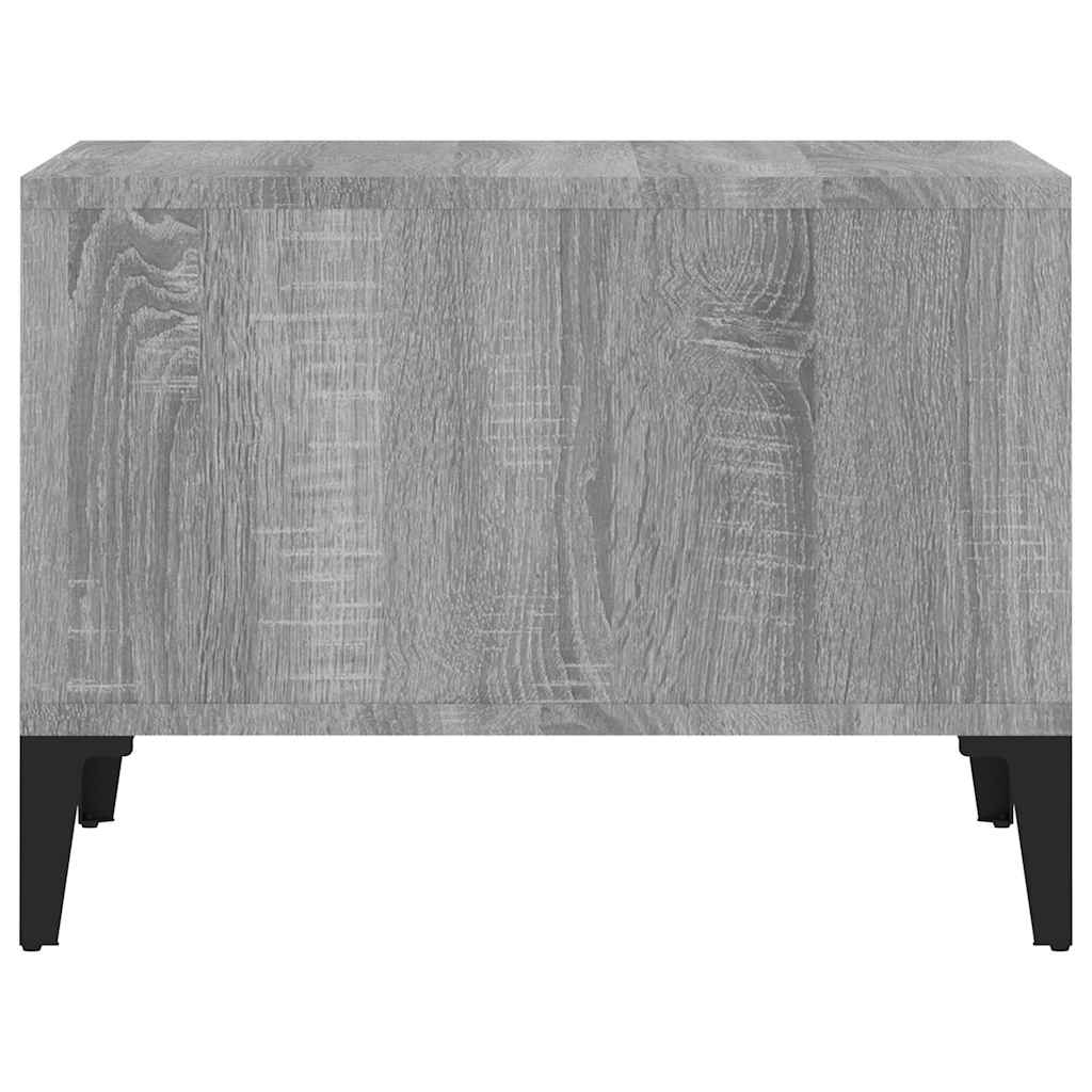 Tavolino da Salotto grigio sonoma 60x50x36,5 cm in Multistrato