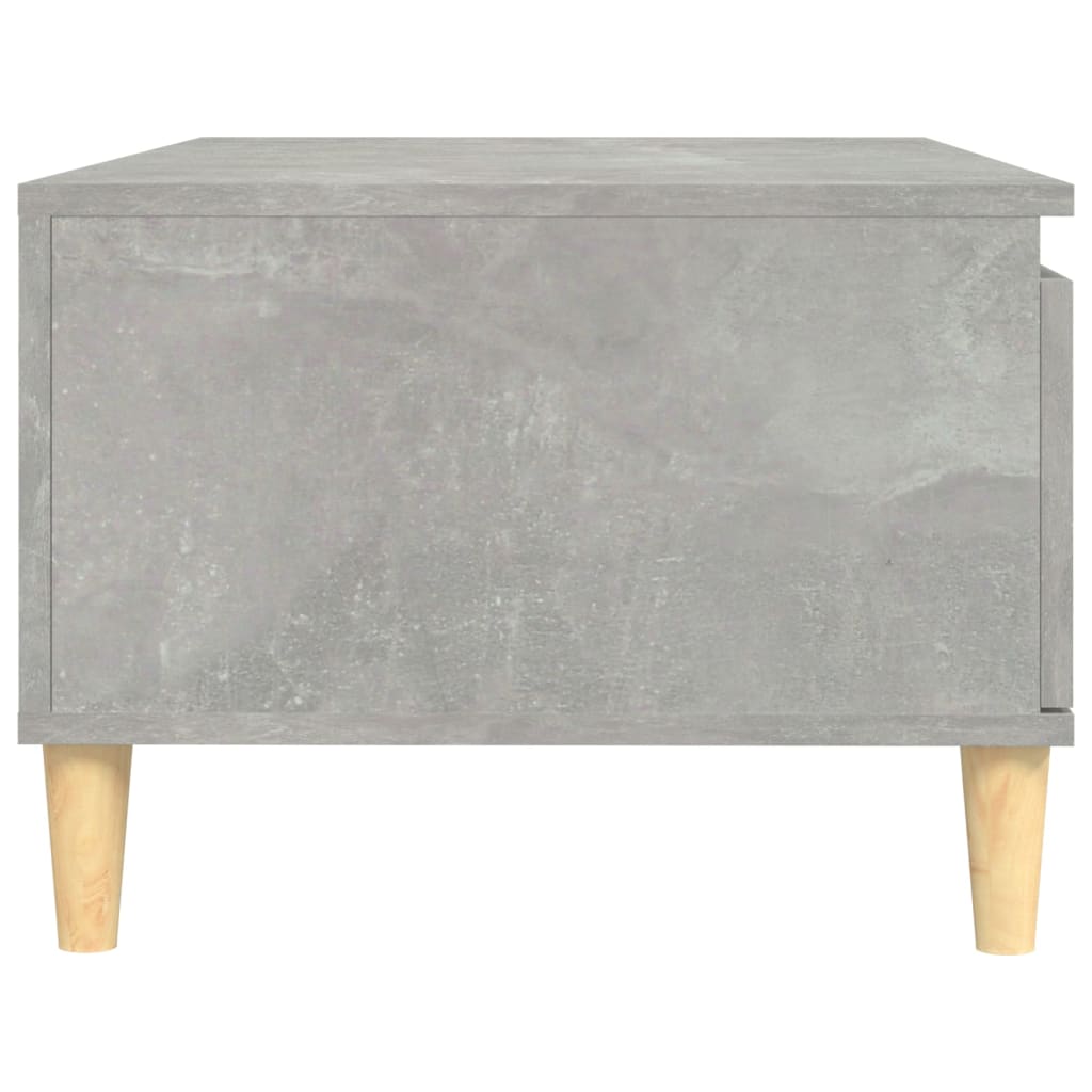 Tavolino Salotto Grigio Cemento 90x50x36,5 cm Legno Multistrato | homemem39