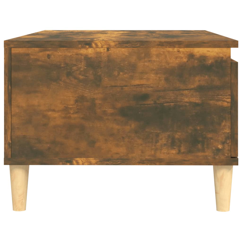 Tavolino da Salotto Rovere Fumo 90x50x36,5 cm Legno Multistrato | homemem39