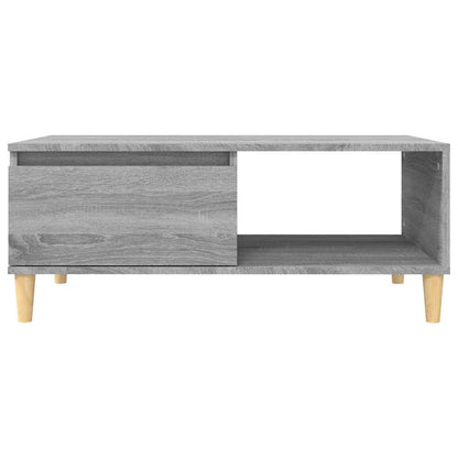 Tavolino Salotto Grigio Sonoma 90x50x36,5 cm Legno Multistrato | homemem39