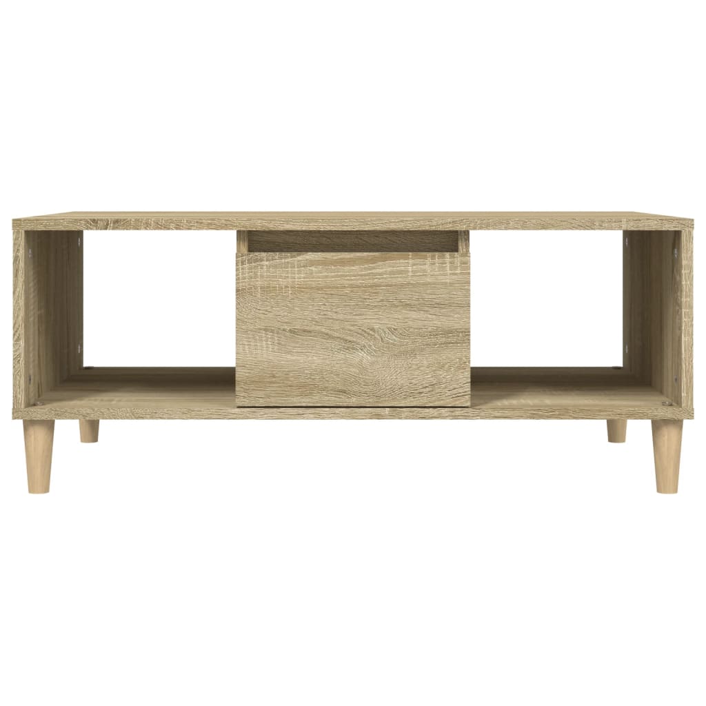 Tavolino Salotto Rovere Sonoma 90x50x36,5 cm Legno Multistrato | homemem39