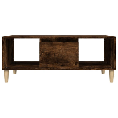 Tavolino da Salotto Rovere Fumo 90x50x36,5 cm Legno Multistrato | homemem39