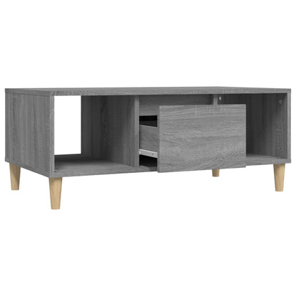 Tavolino Salotto Grigio Sonoma 90x50x36,5 cm Legno Multistrato | homemem39