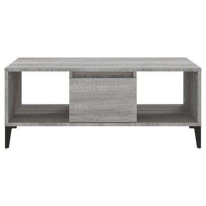 Tavolino Salotto Grigio Sonoma 90x50x36,5 cm Legno Multistrato | homemem39