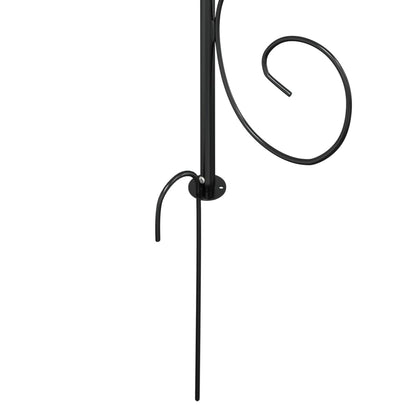 Arco da Giardino Nero Ø180x255 cm Acciaio | homemem39