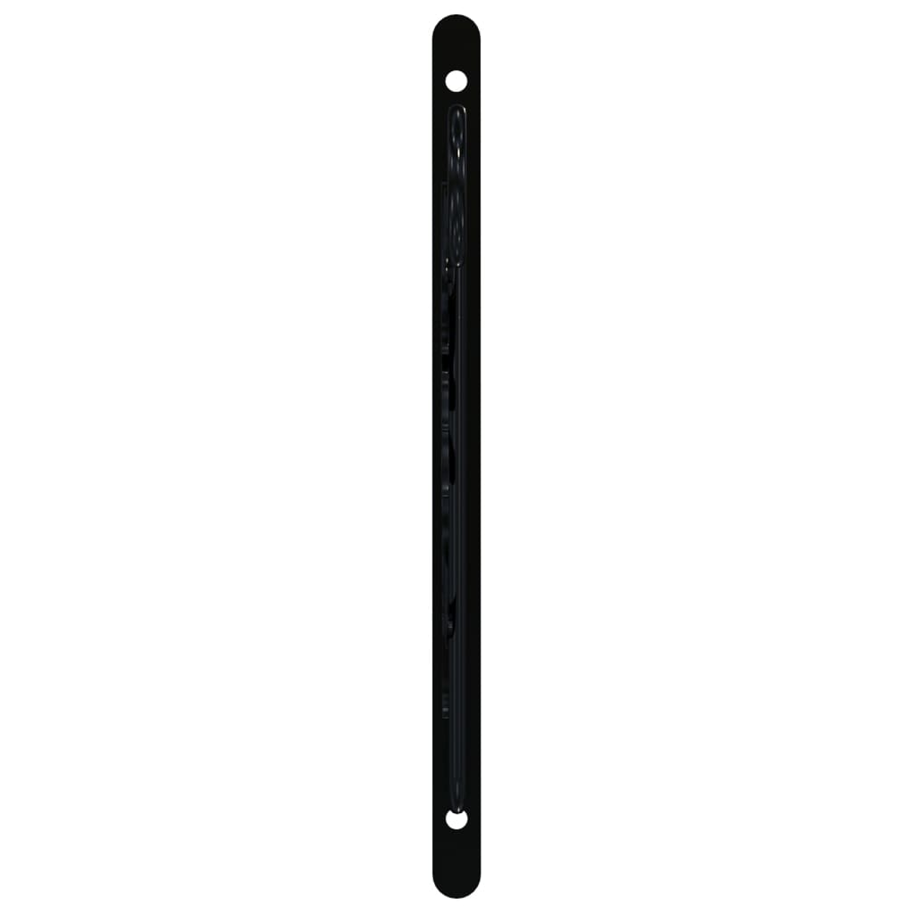 Ganci per Cesti Pensili 4 pz Neri in Acciaio - homemem39