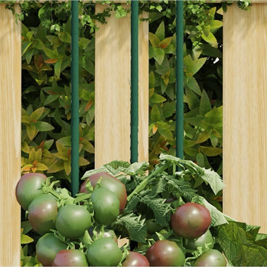 Supporti per Piante da Giardino 30 pz Verde 60 cm Acciaio - homemem39