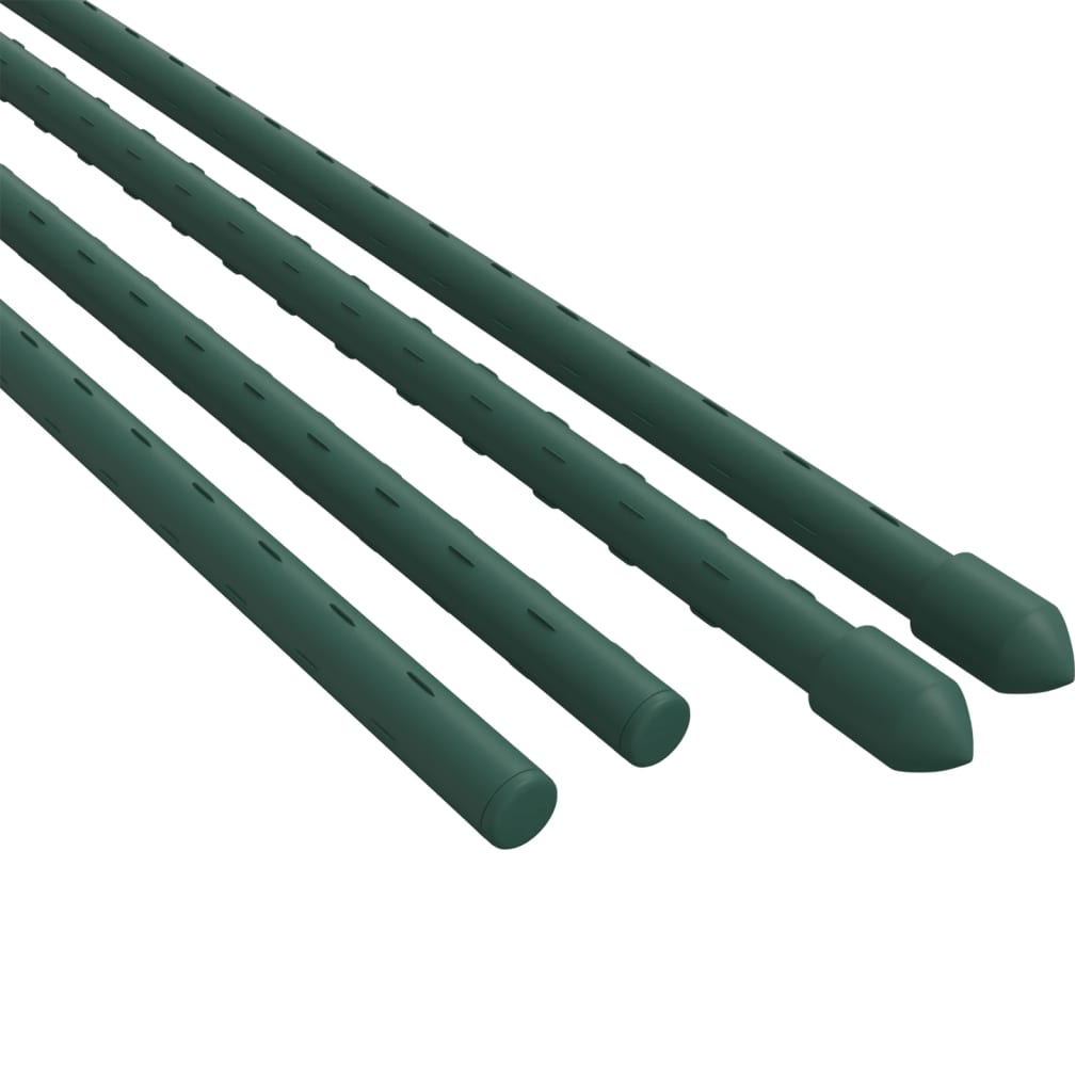 Supporti per Piante da Giardino 30 pz Verde 115 cm Acciaio