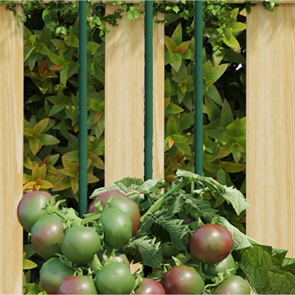Supporti per Piante da Giardino 30 pz Verde 180 cm Acciaio - homemem39