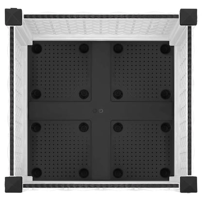 Fioriera Rialzata 40x40x23 cm in Polipropilene - homemem39