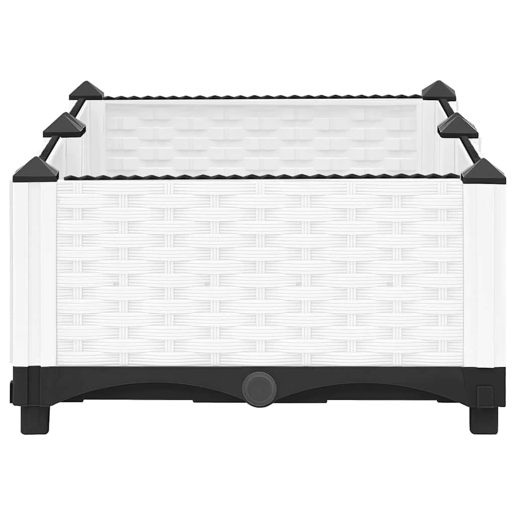 Fioriera Rialzata 80x40x23 cm in Polipropilene | homemem39