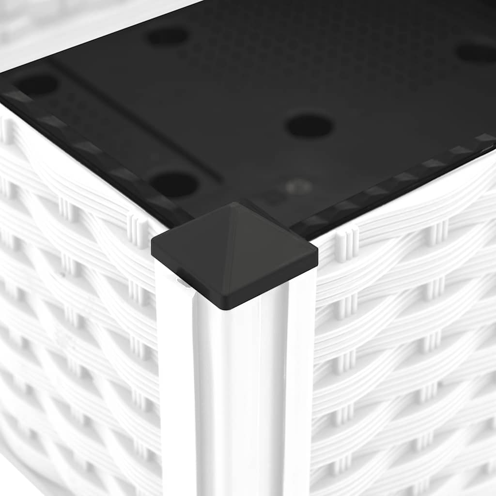 Fioriera Rialzata 80x40x23 cm in Polipropilene | homemem39