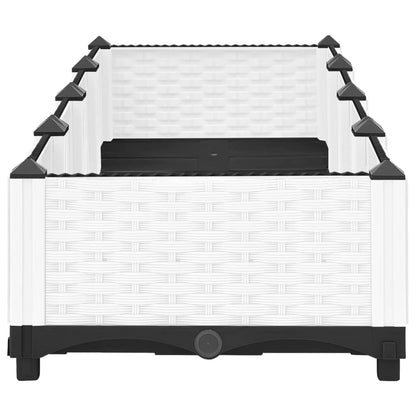 Fioriera Rialzata 160x40x23 cm in Polipropilene - homemem39