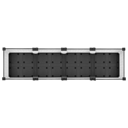 Fioriera Rialzata 160x40x23 cm in Polipropilene - homemem39