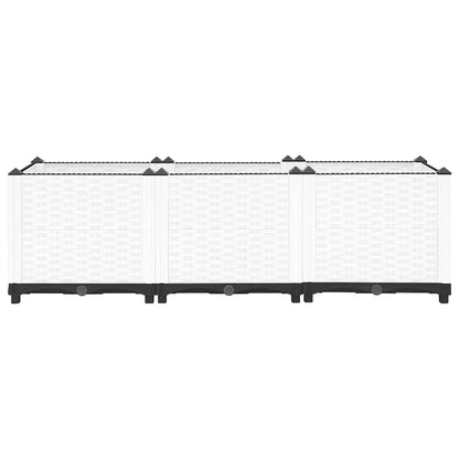 Fioriera Rialzata 120x40x38 cm in Polipropilene - homemem39