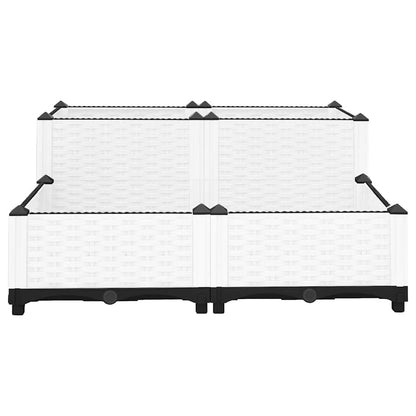 Fioriera Rialzata 80x80x38 cm in Polipropilene | homemem39