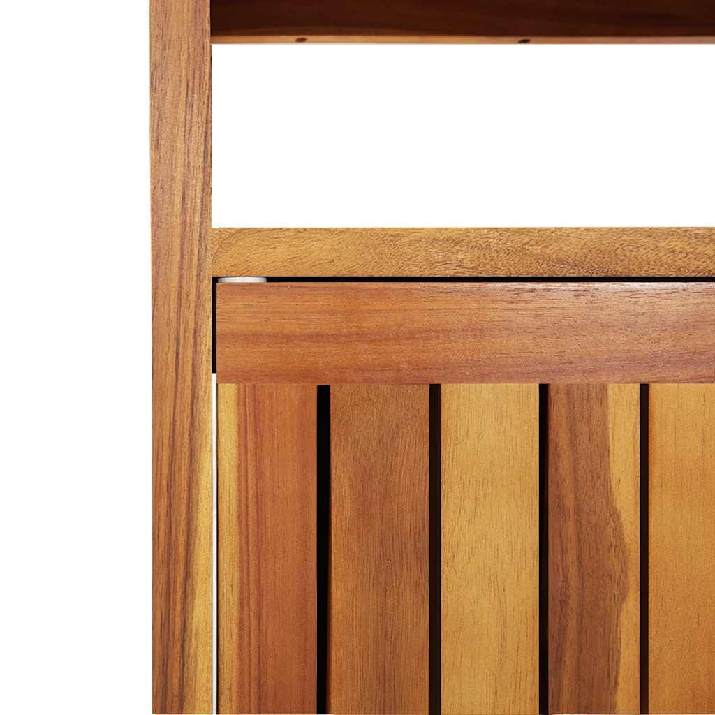 Tavolo Consolle da Giardino 110x35x75 cm Legno Massello Acacia - homemem39