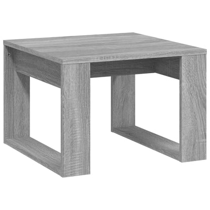 Tavolino Grigio Sonoma 50x50x35 cm in Legno Multistrato | homemem39