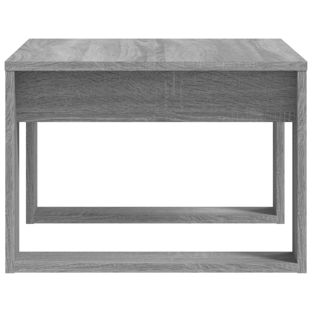 Tavolino Grigio Sonoma 50x50x35 cm in Legno Multistrato | homemem39