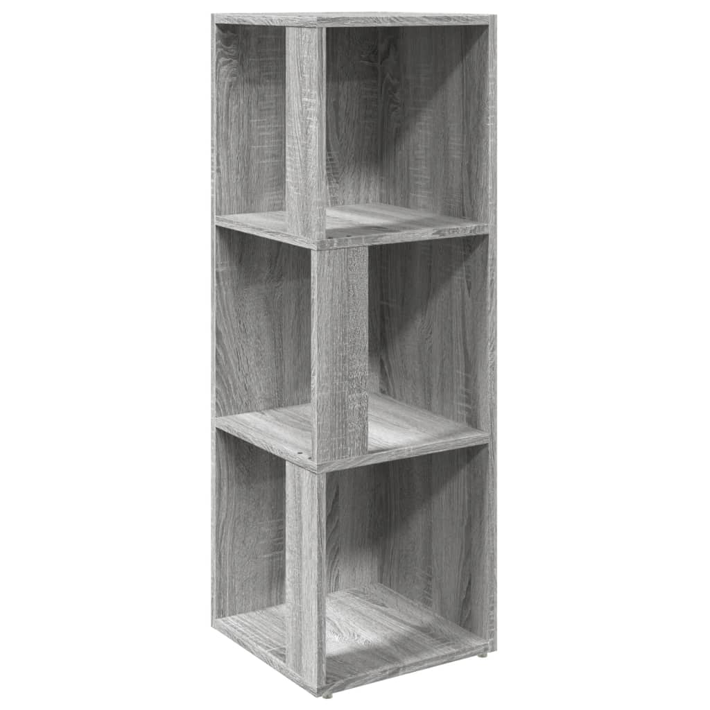 Scaffale Angolare Grigio Sonoma 33x33x100 cm Legno Multistrato | homemem39