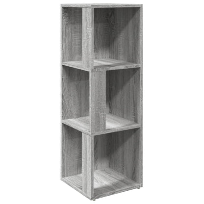 Scaffale Angolare Grigio Sonoma 33x33x100 cm Legno Multistrato | homemem39
