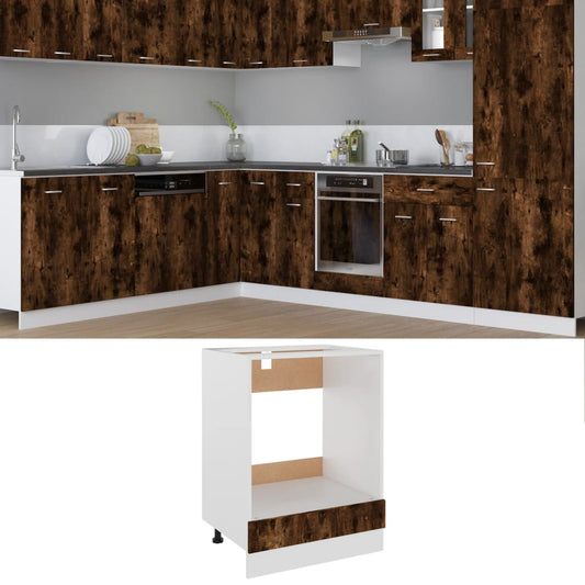 Mobile da Forno “Riga” Rovere Fumo 60x46x81,5 cm - homemem39