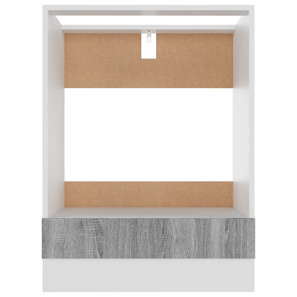 Mobile da Forno “Riga” Grigio Sonoma 60x46x81,5 cm - homemem39