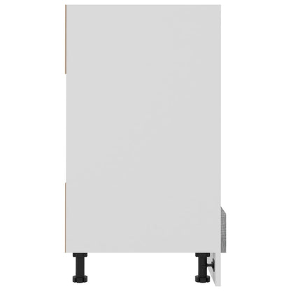 Mobile da Forno “Riga” Grigio Sonoma 60x46x81,5 cm - homemem39