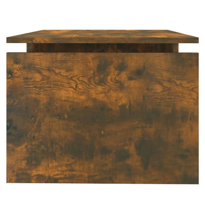 Tavolino da Salotto Rovere Fumo 68x50x38 cm Legno Multistrato | homemem39
