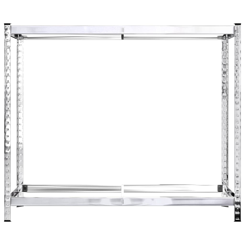 Portapneumatici a 2 Livelli 3pz Argento 110x40x110cm in Acciaio | homemem39