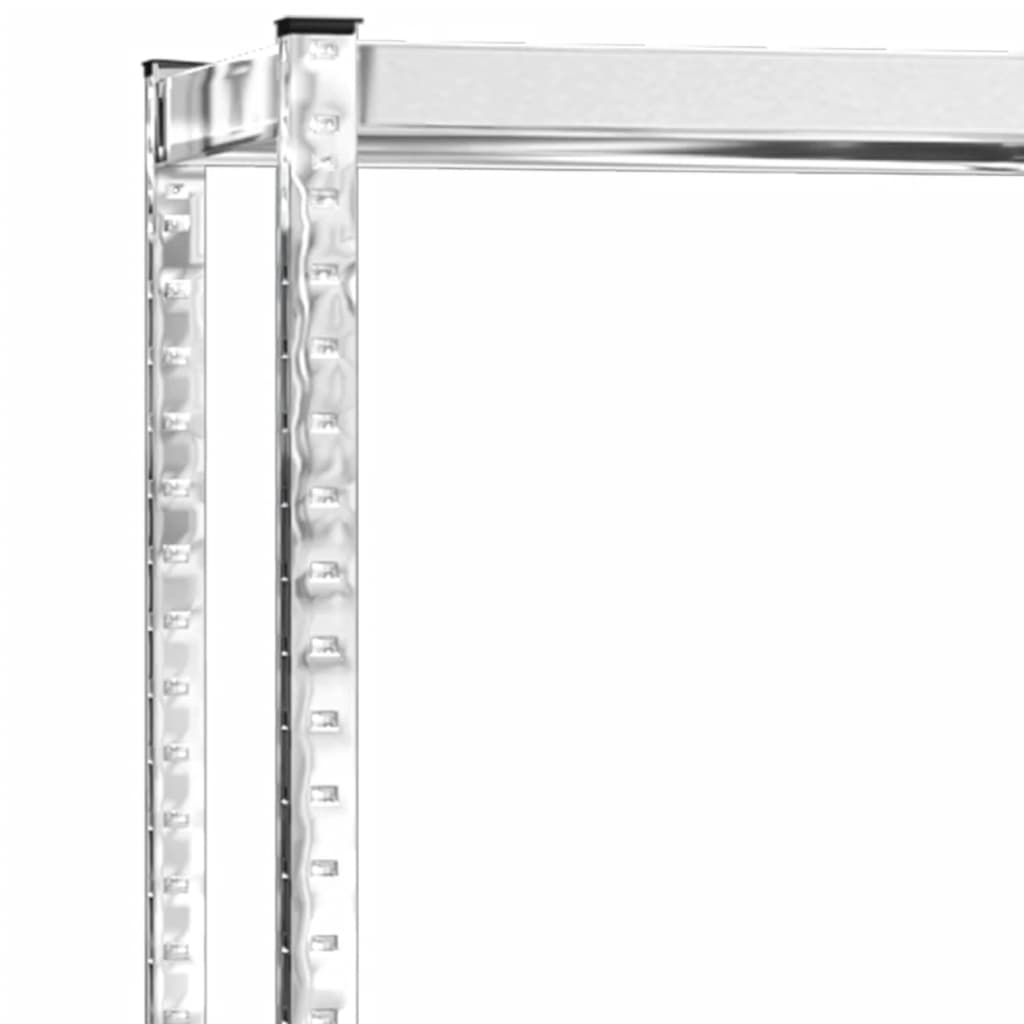Portapneumatici a 2 Livelli 4pz Argento 110x40x110cm in Acciaio | homemem39