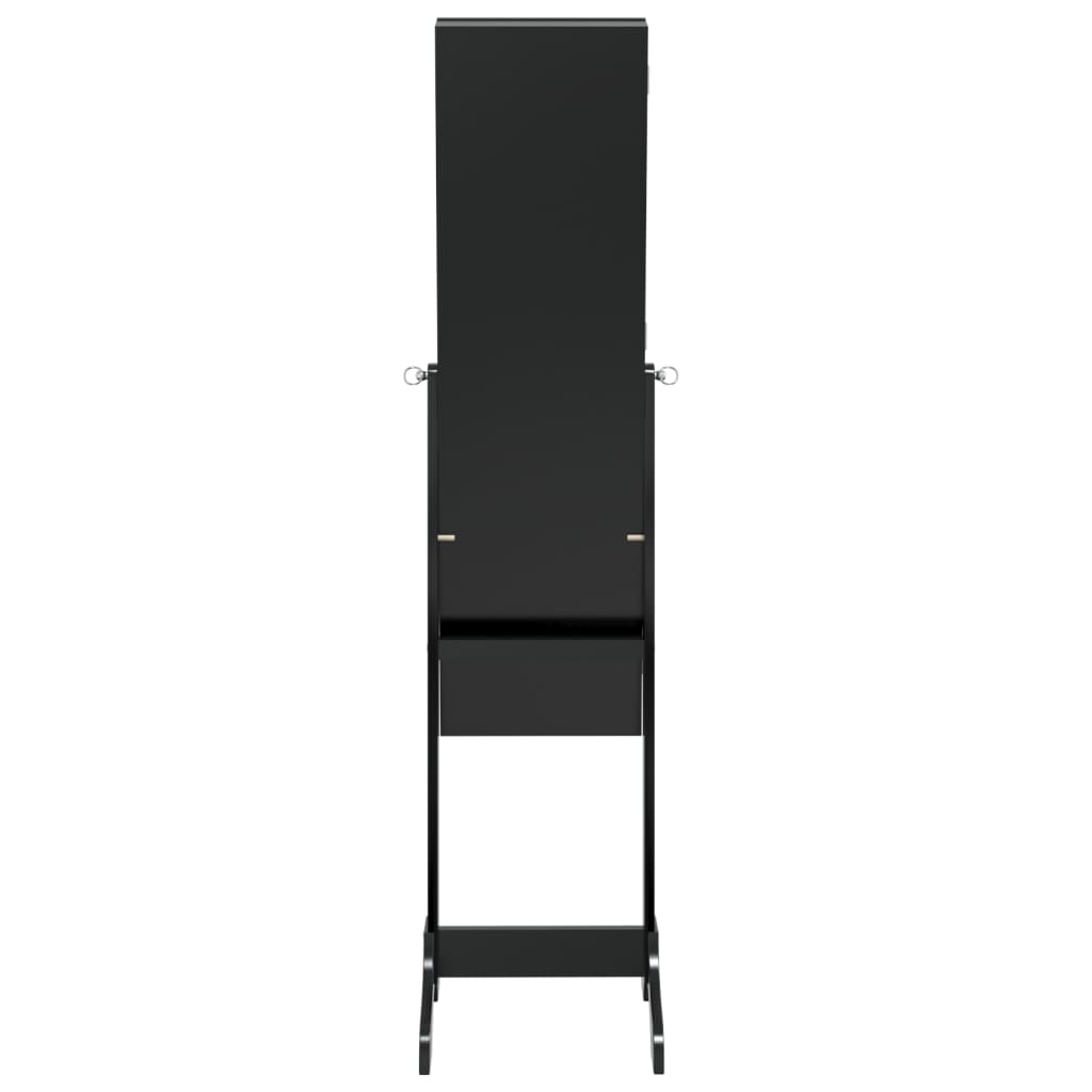 Specchio Autoportante Nero 34x37x146 cm | homemem39