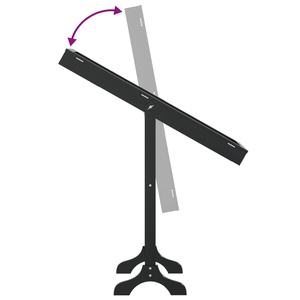 Specchio Autoportante Nero 34x37x146 cm | homemem39