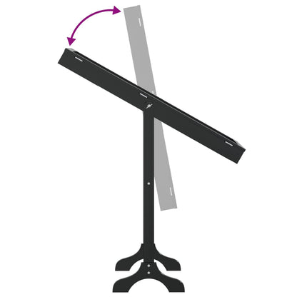Specchio Autoportante Nero 34x37x146 cm | homemem39